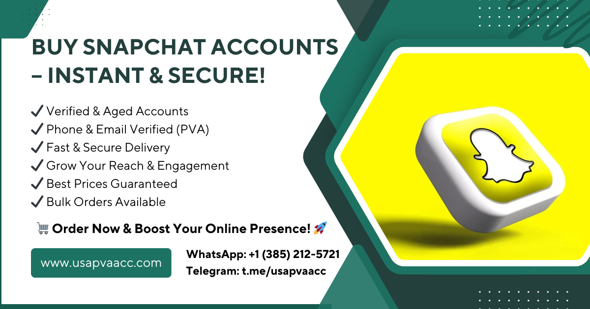 Buy Snapchat Accounts